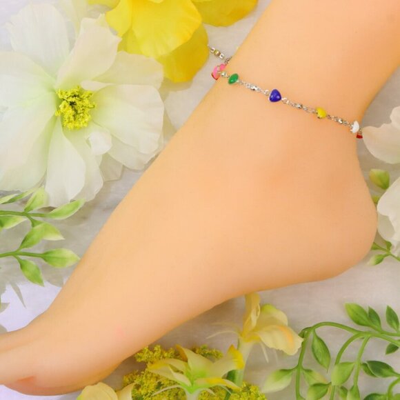Minimalist Anklet, Sleek & Modern Design, Women’s Fashion, YC110076-A - Picture 2 of 10